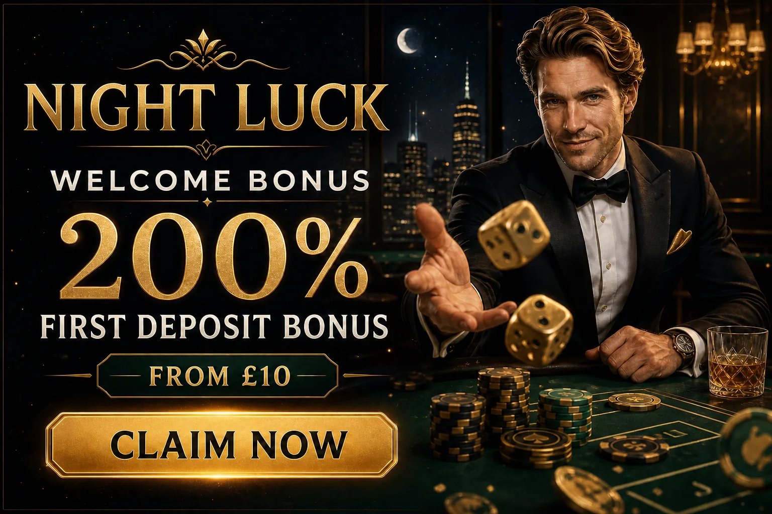 Night Luck casino promotion
